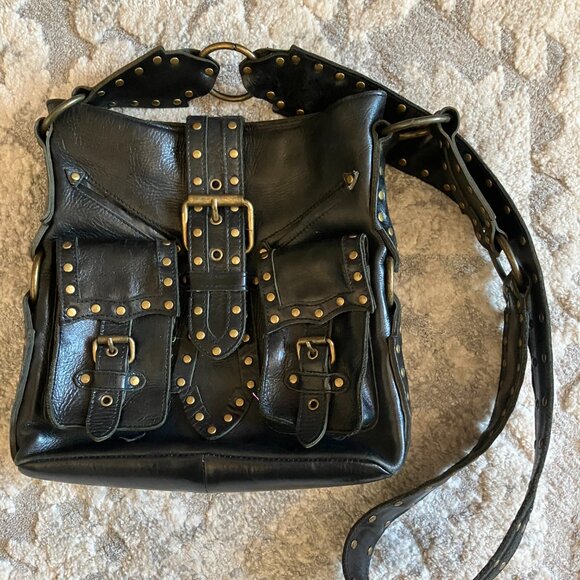 Betsey Johnson Handbags - Betsey Johnson Vintage Leather Shoulder Bag
